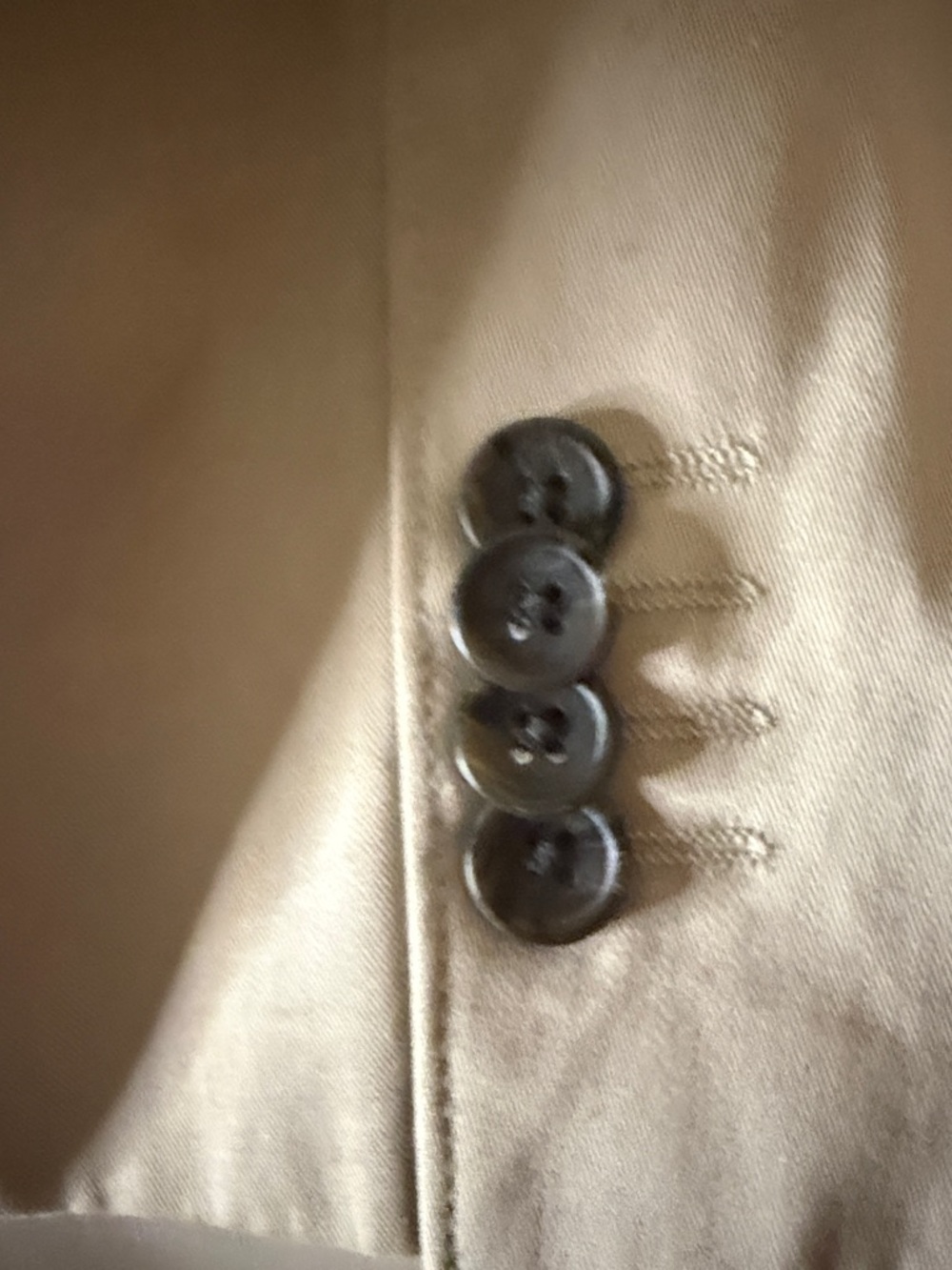 Banana Republic Factory  cotton Light Beige Men's Blazer - Picture 9 of 10